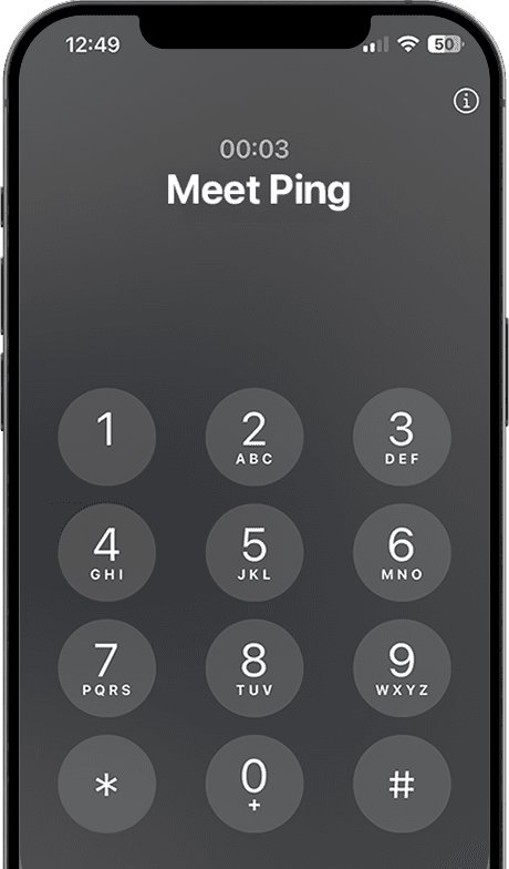 iphone in call