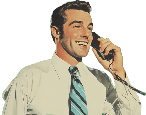 man calling