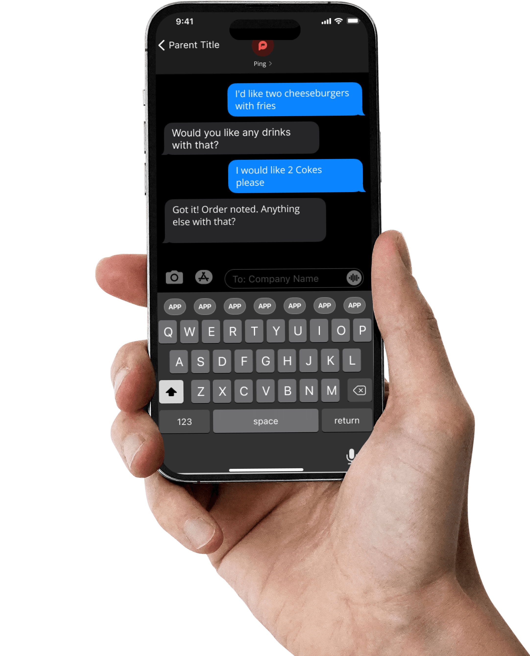 phone hand