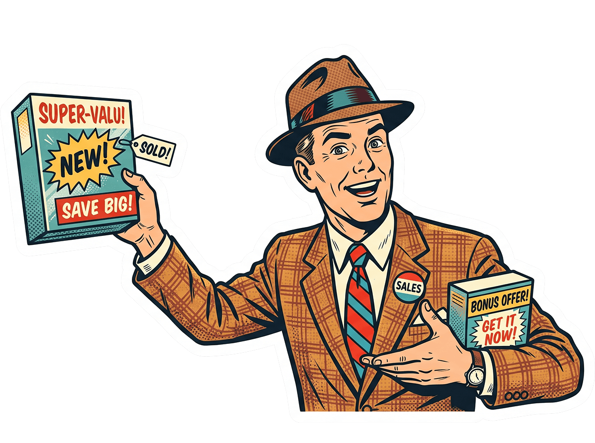 Gain revenue from consistent upselling illustration